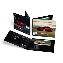 Mazda Oblong Video Brochure with 7 inch LCD Screen